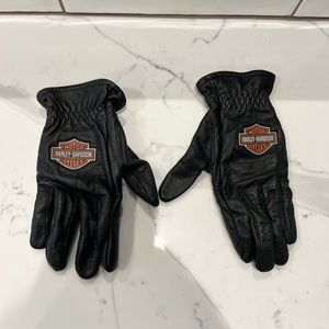 Harley Davidson mens leather motorcycle glove XL